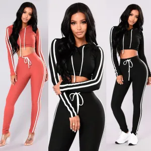 Sweatshirt Tops Pants Sport Wear Casual Sets