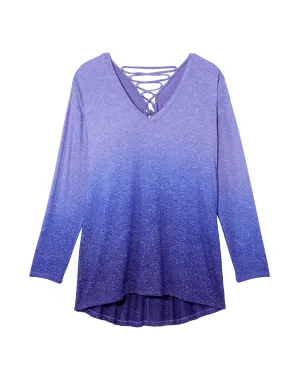 Thyme Tunic with Back Details | Royal Blue / Light Blue