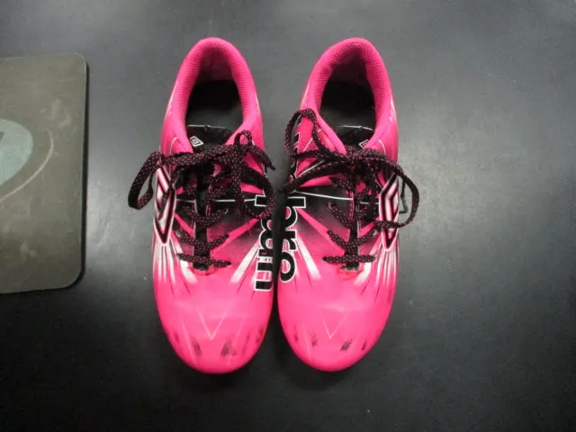 Used Umbro Girls Soccer Cleats Pink Size 1