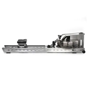 WaterRower S1 Rowing Machine Stainless Steel with S4 Monitor