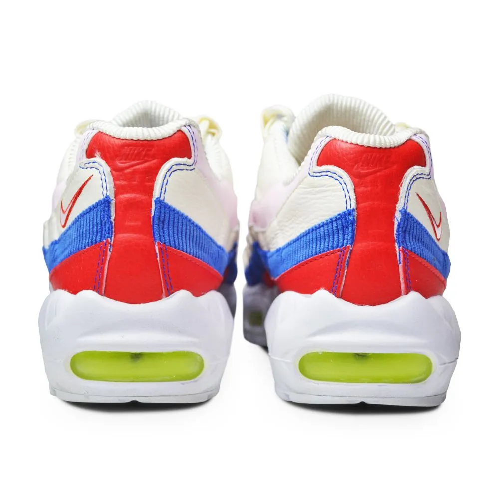 Women's Nike Air Max 95 SE - AQ4138-101 - Cream White Red Blue