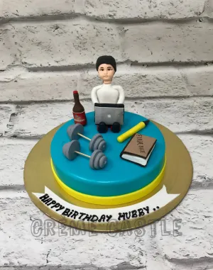 Work and Workout Cake