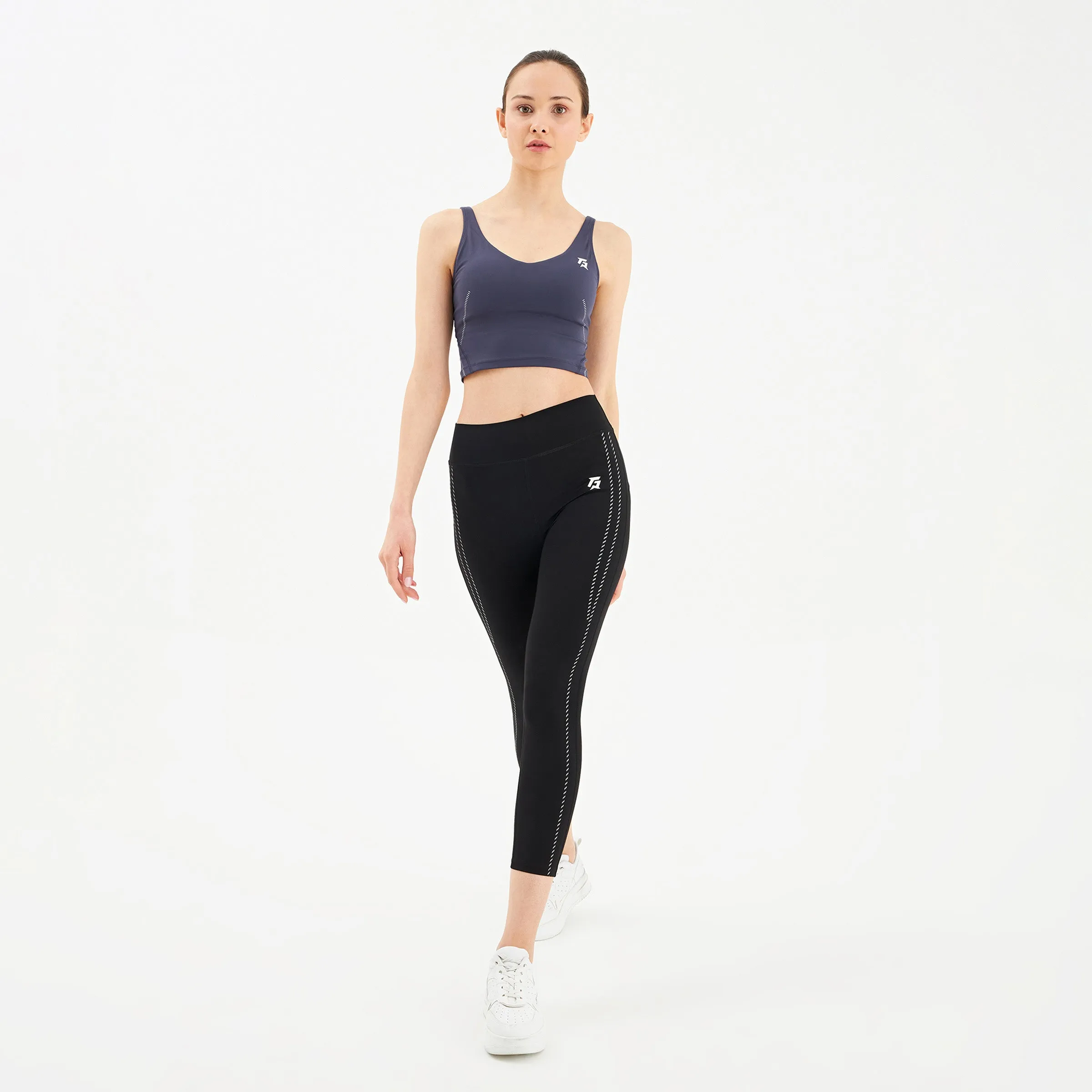 Workout Dotted Leggings (Black)